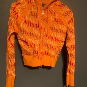 Lady’s Armani Exchange cropped hoodie